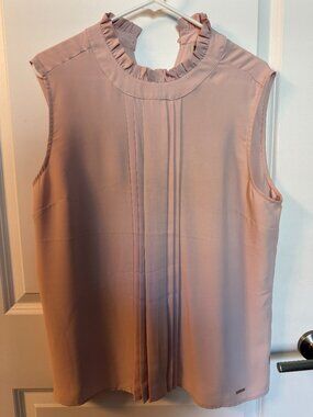 Anne Klein sleeveless blouse L